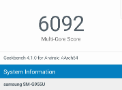 Geekbench4 - Multi Core screenshot