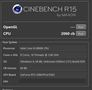 Cinebench - R15 screenshot