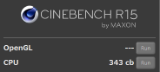 Cinebench - R15 screenshot
