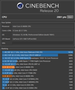 Cinebench - R20 screenshot